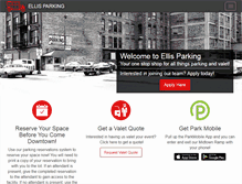 Tablet Screenshot of ellisparking.com